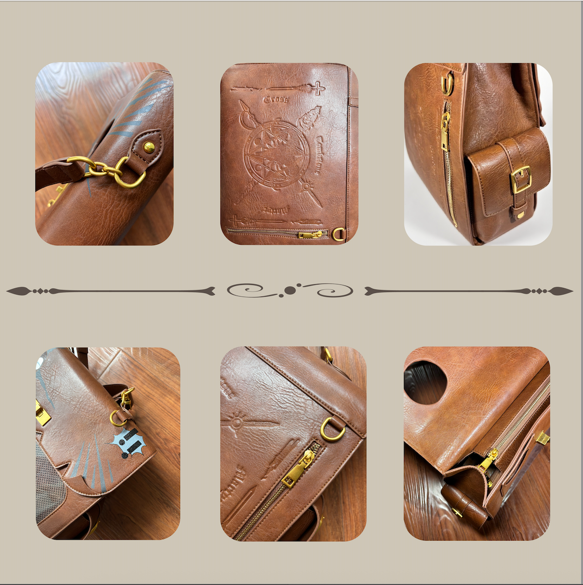 안개의 뿔 연대기｜오리지널 이세계 이타백 핸드/크로스/백팩 (중간 용량)